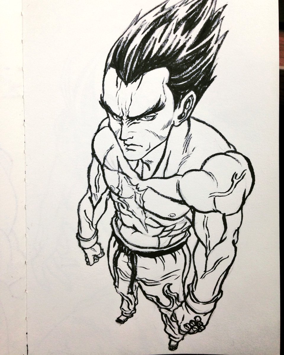 Kazuya Mishima Drawing Image