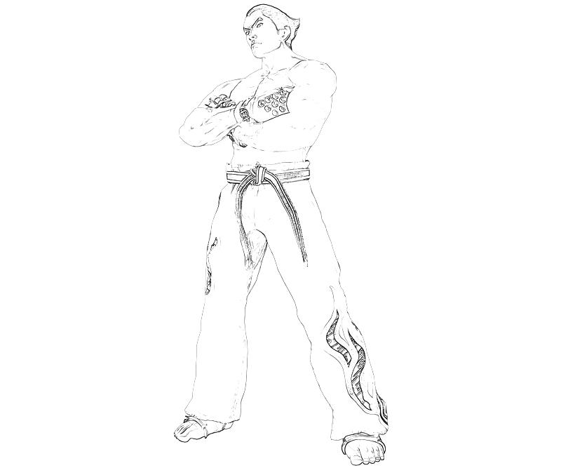 Kazuya Mishima Drawing Images