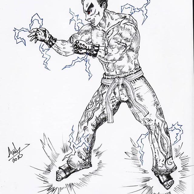 Kazuya Mishima Drawing Pics