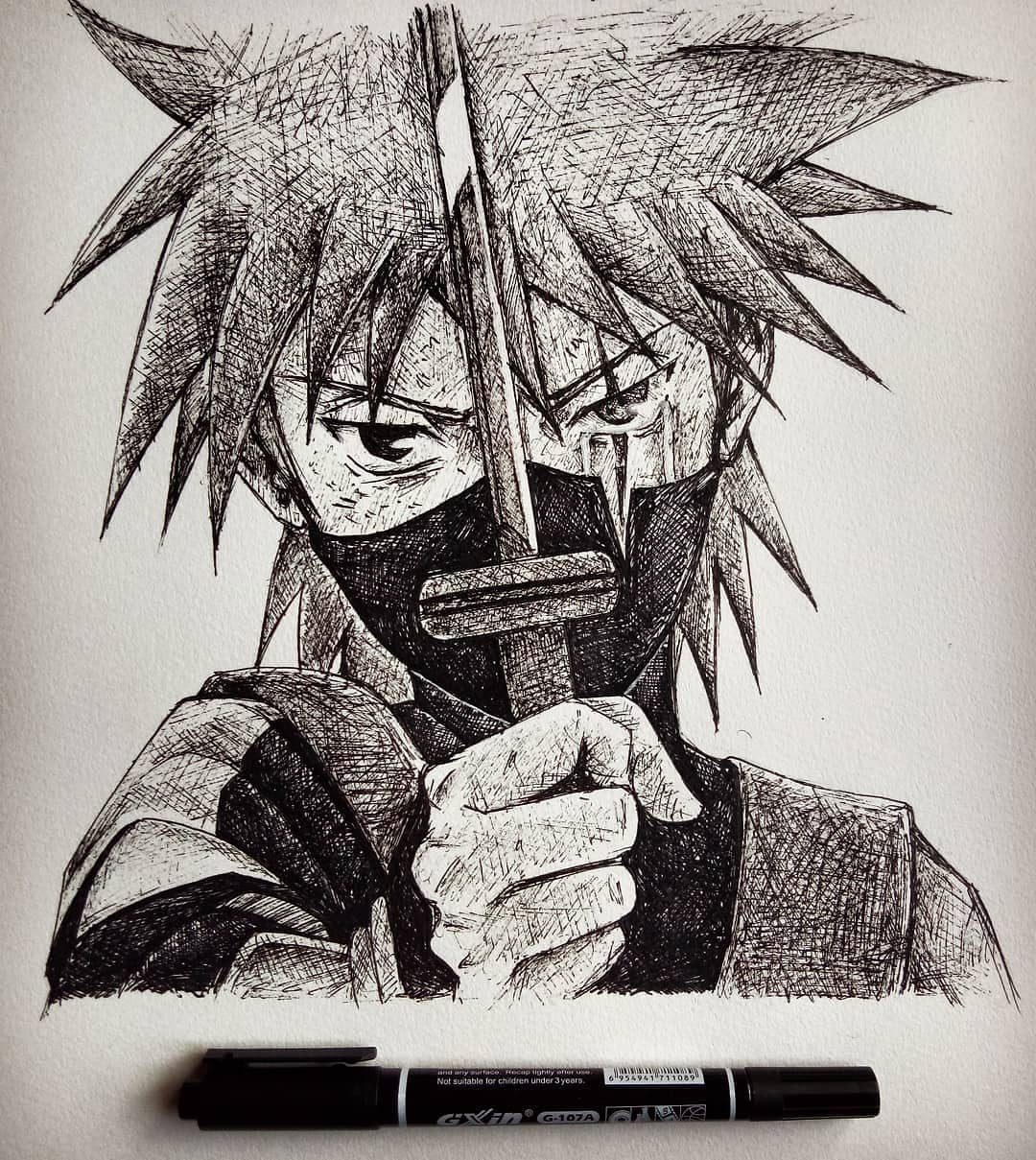 Kid Kakashi Drawing