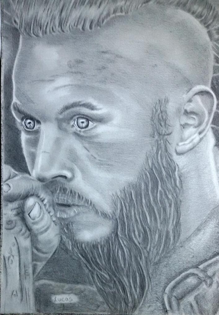 King Ragnar Lothbrok Drawing Photo
