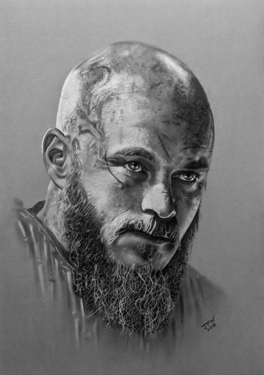 King Ragnar Lothbrok Drawing