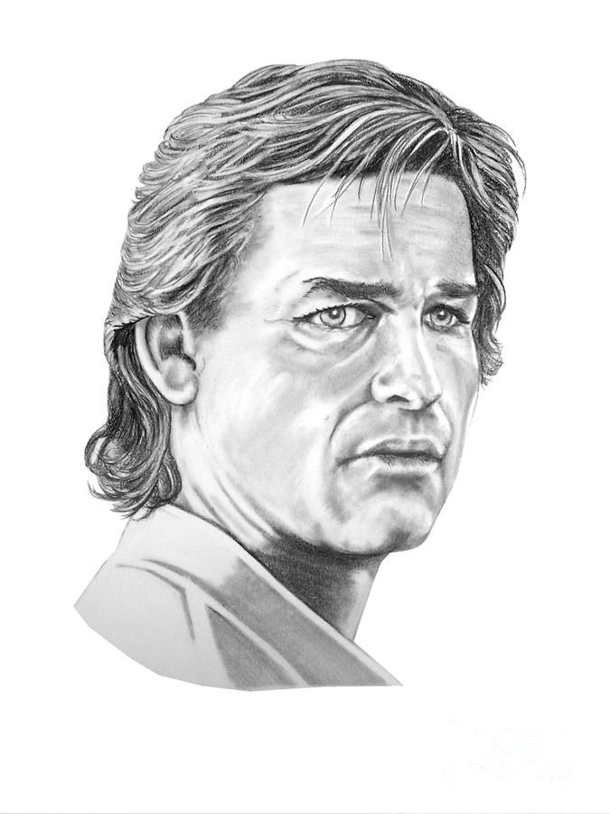 Kurt Russell Drawing Picture