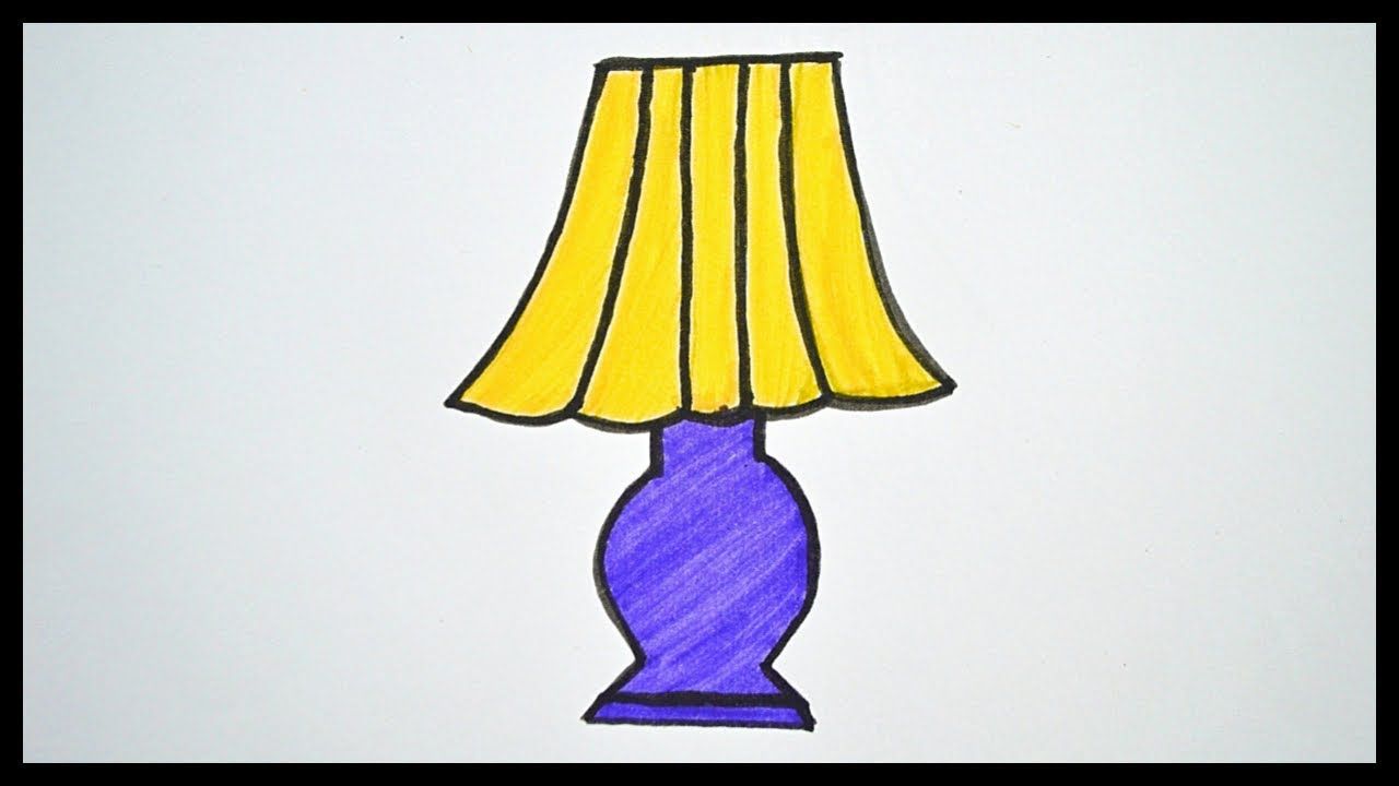 Lamp Drawing Sketch