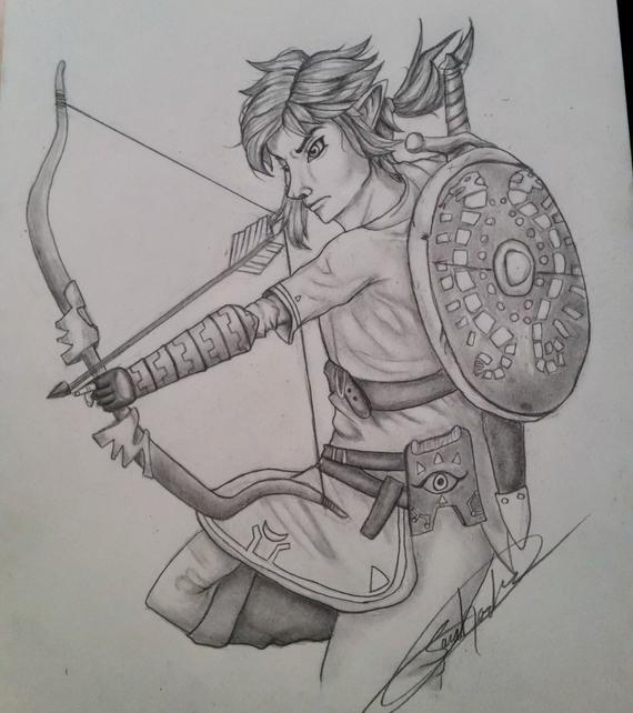 Legend of Zelda Game Drawing Pics