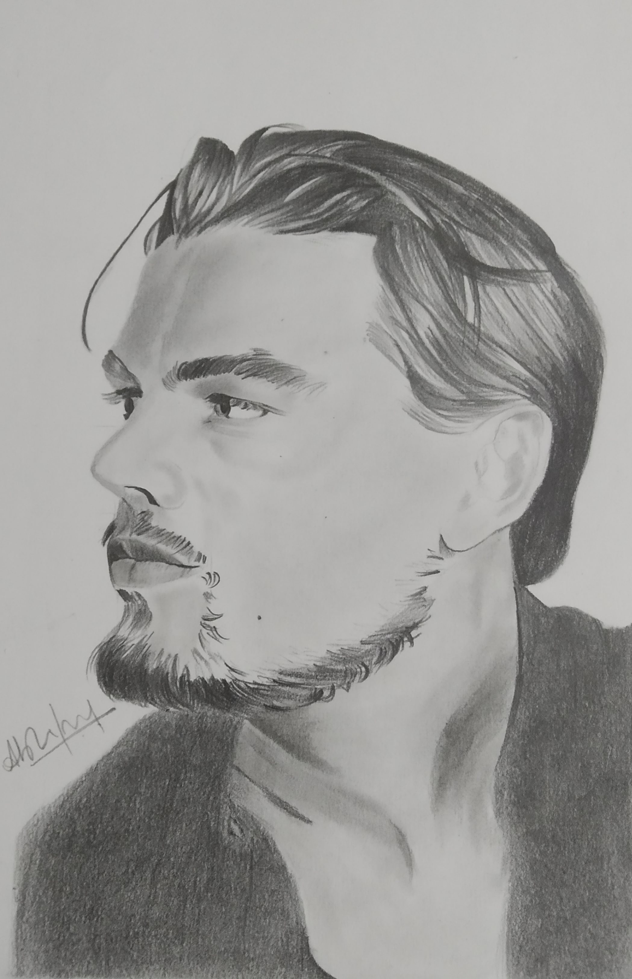 Leonardo DiCaprio Sketch Drawing