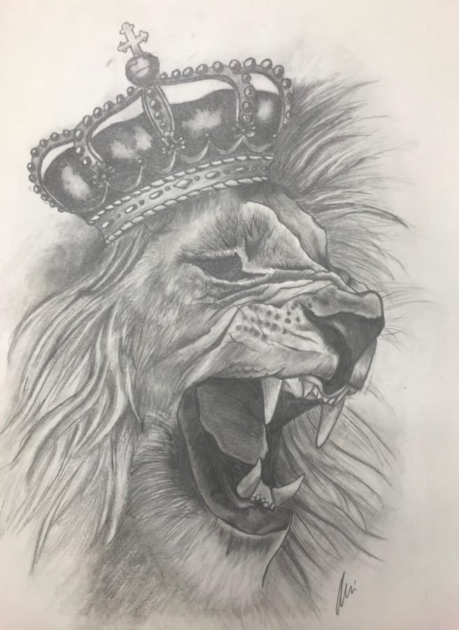 Lion Crown Drawing Best