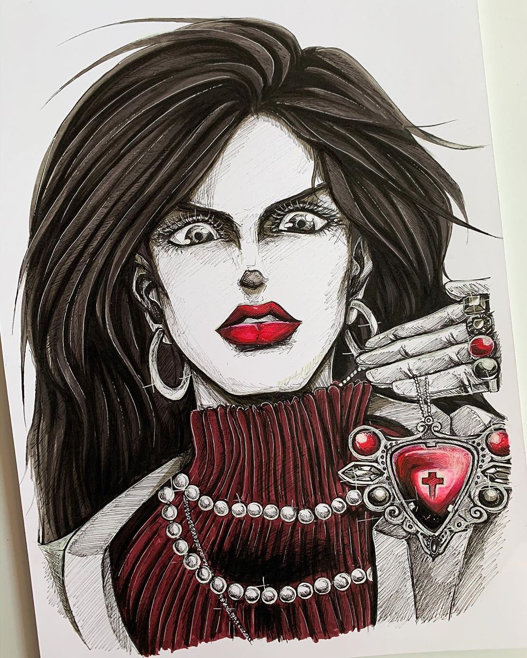 Lisa Lisa Elizabeth Joestar Drawing