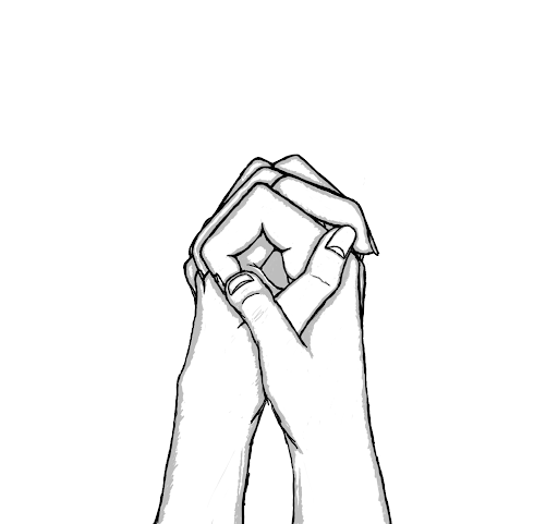Love Holding Hands Drawing Pic