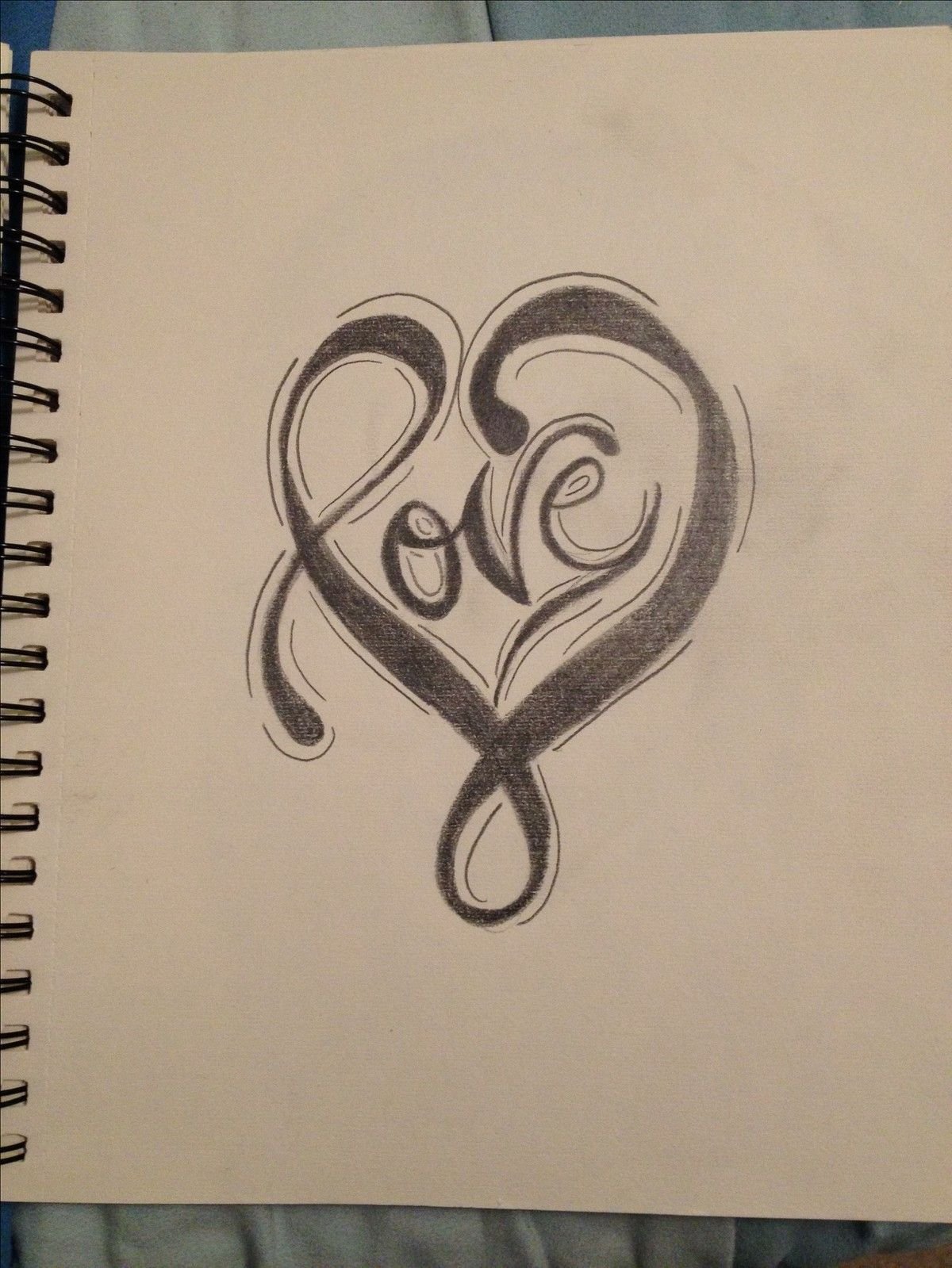 Love Sketch Drawing Photo