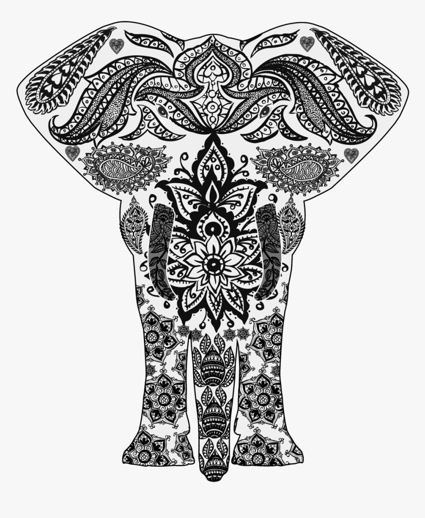 Mandala Elephant Drawing Pics