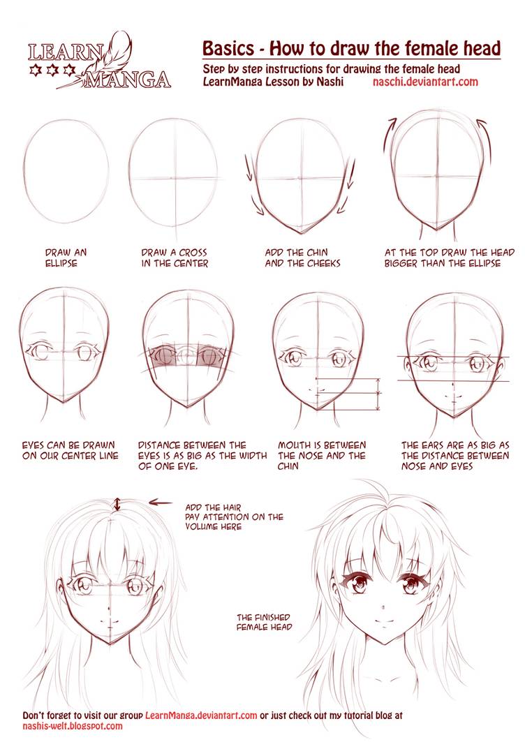 Manga Head Drawing Realistic
