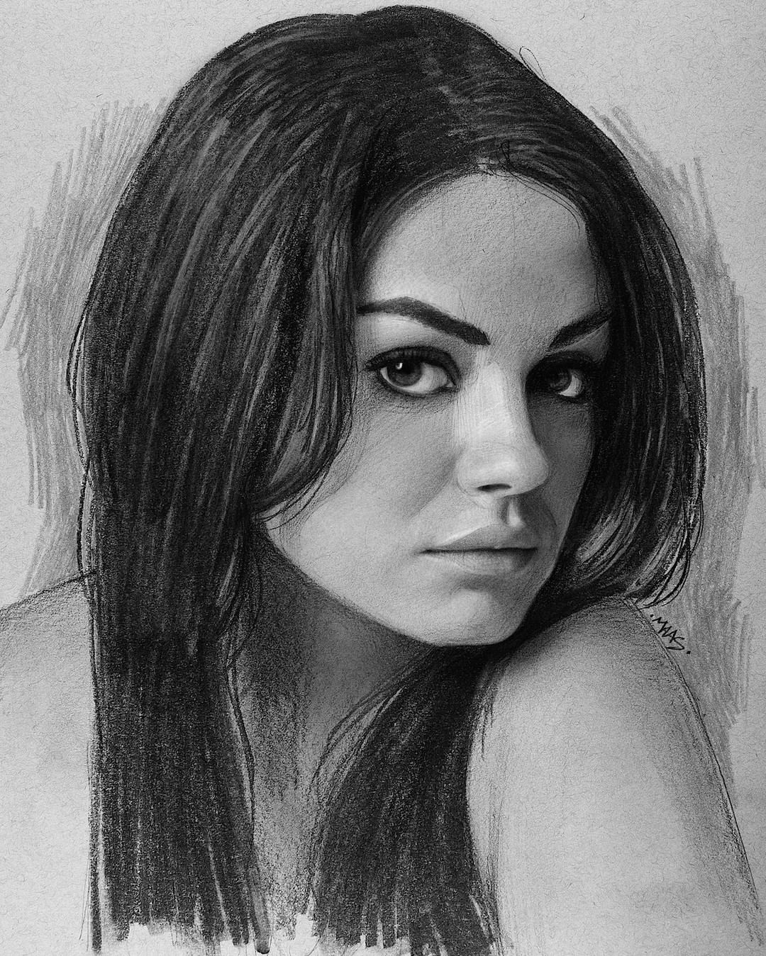 Mila Kunis Drawing