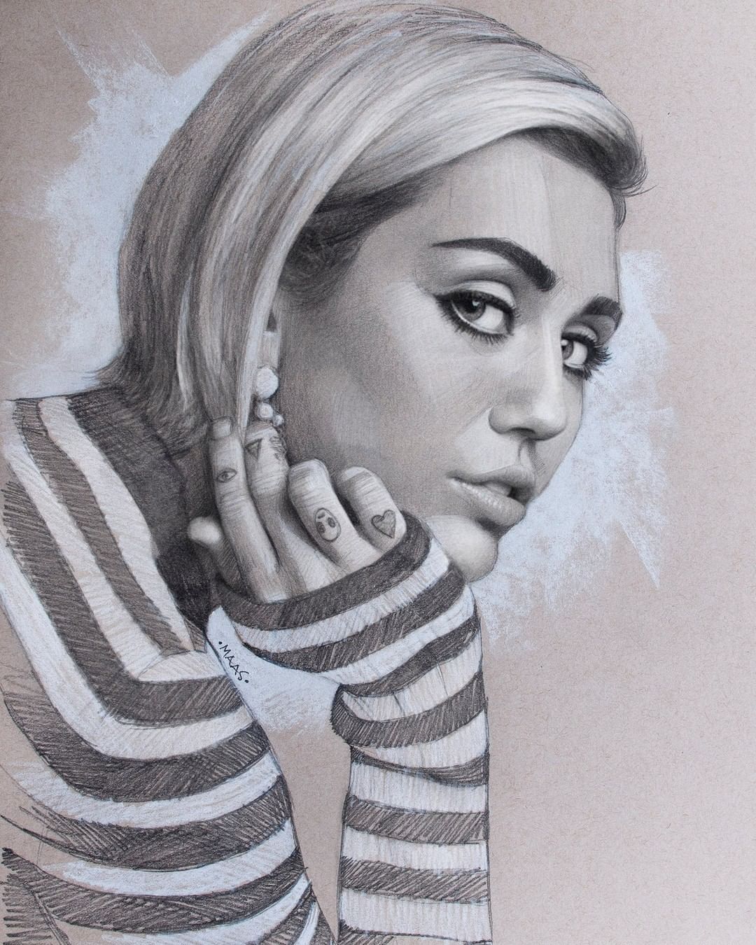 Miley Cyrus Drawing