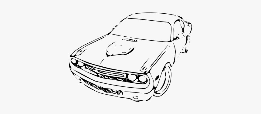 Muscle Car Drawing Picture
