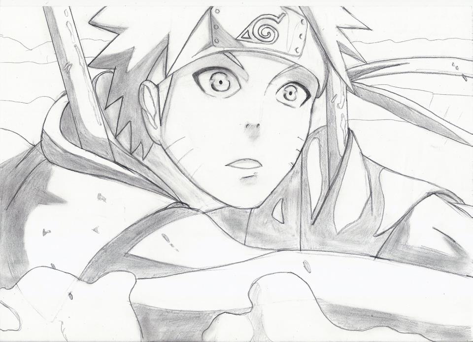 Naruto And Hinata Drawing Beautiful Art