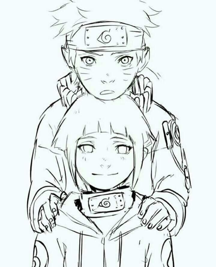Naruto And Hinata Drawing
