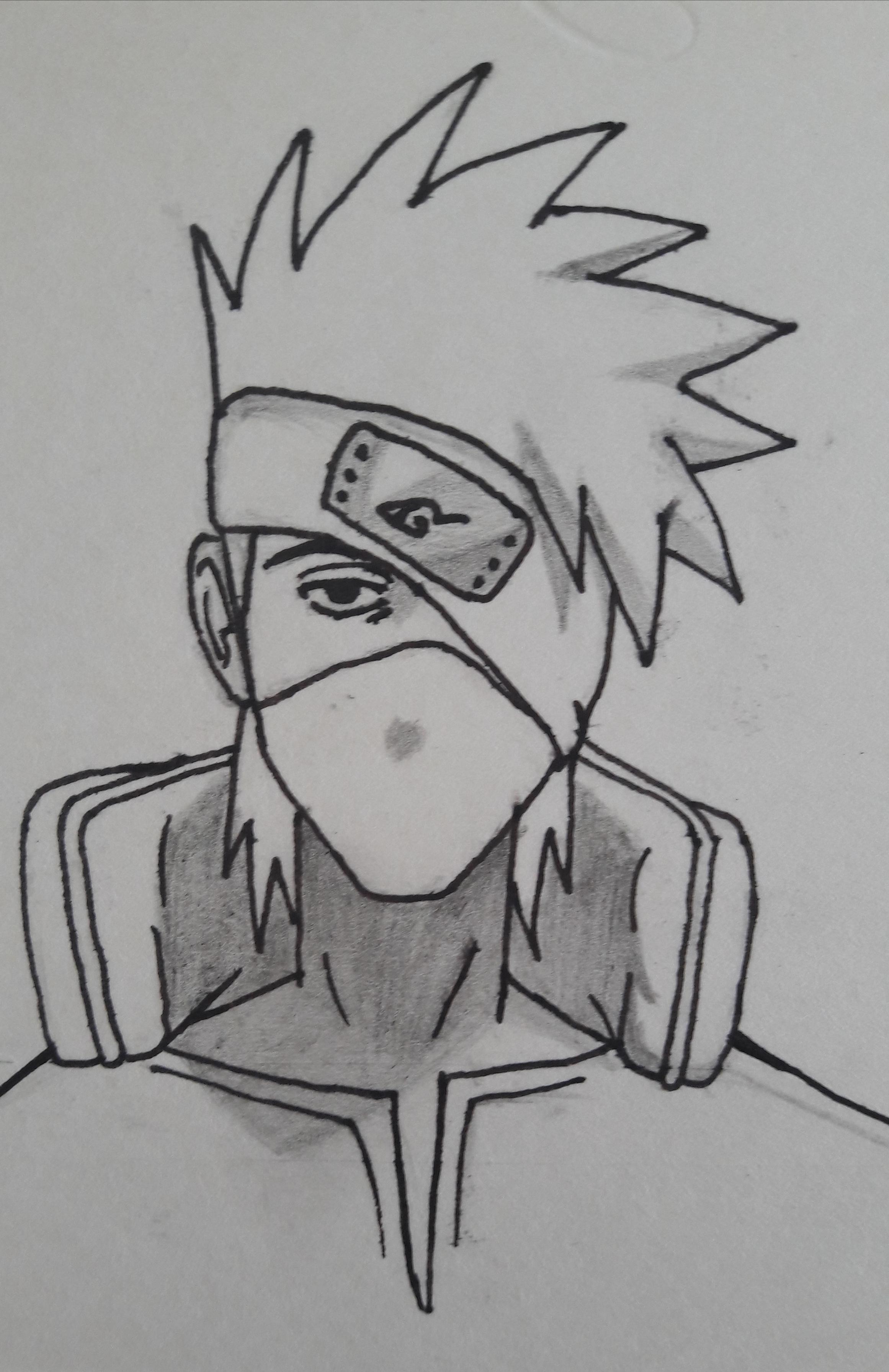 Naruto Kakashi Hatake Drawing Image