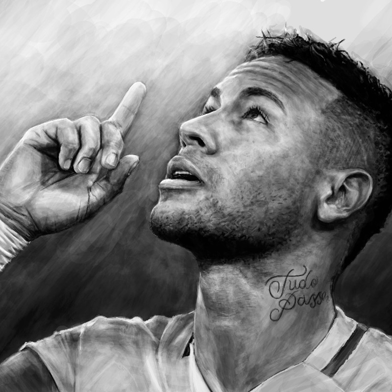 Neymar Art Drawing