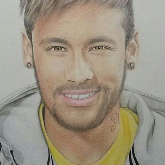 Neymar Drawing Photo