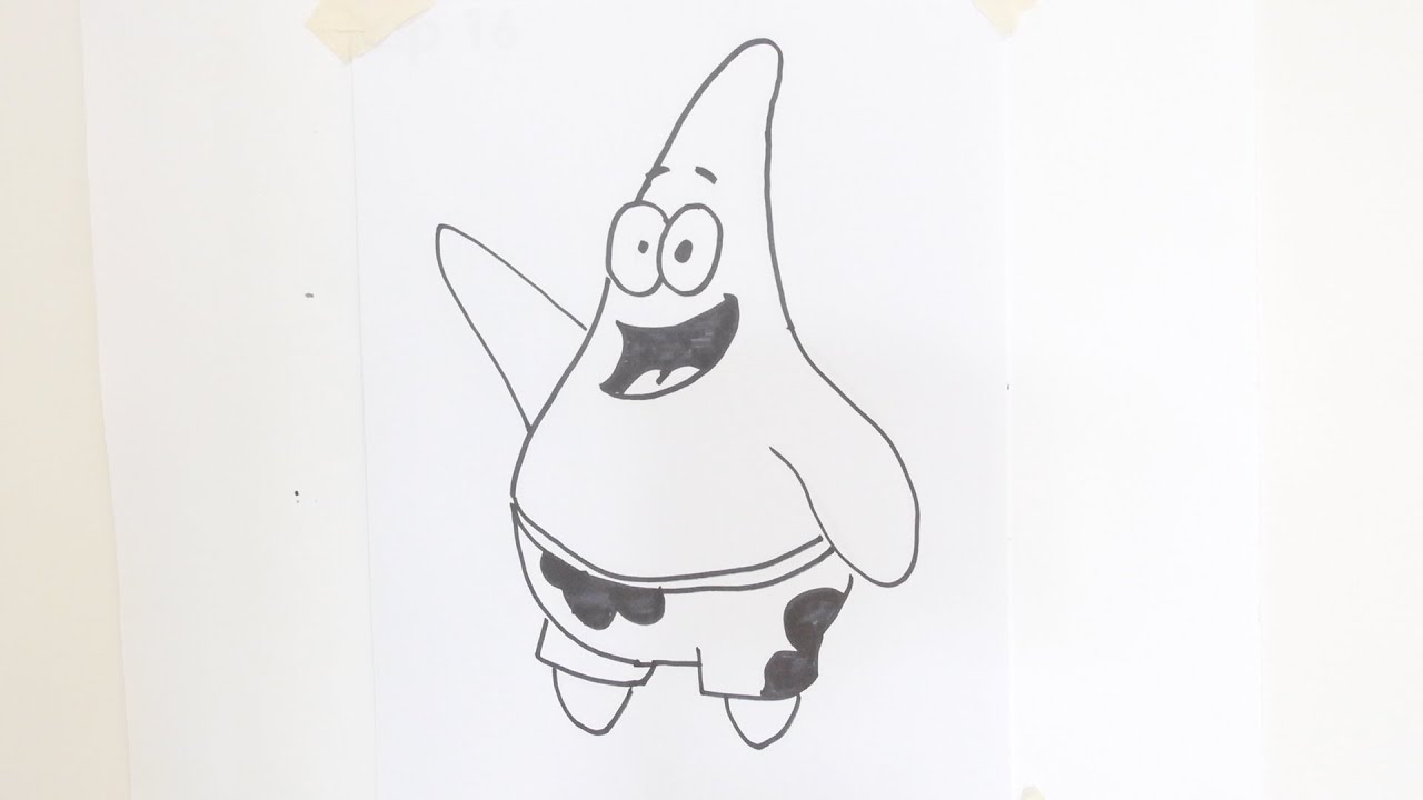 Patrick Star Drawing Picture