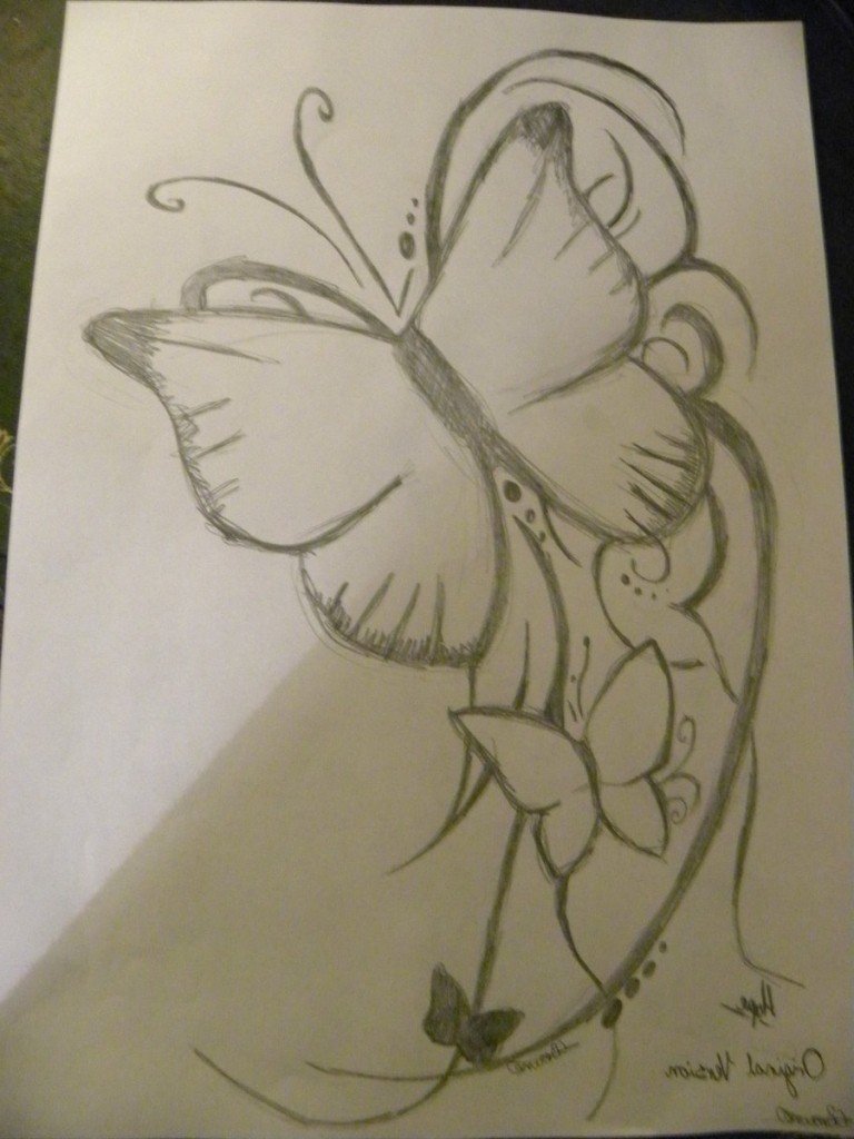 Pencil Butterfly Drawing Beautiful Art