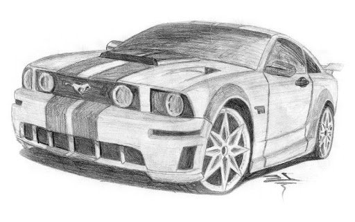 Pencil Car Drawing Photos