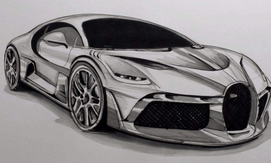 Pencil Car Drawing Realistic Drawing Skill
