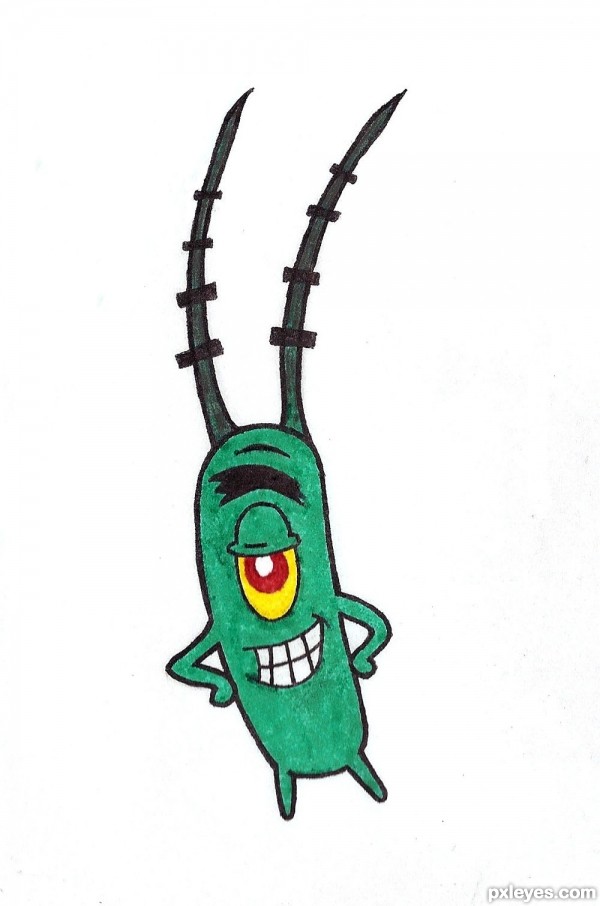 Plankton Drawing Art
