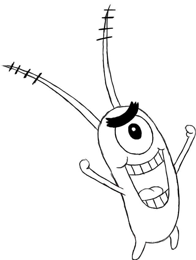 Plankton Drawing Image