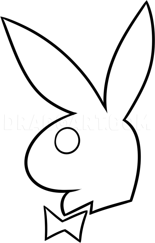 Playboy Logo Drawing Sketch