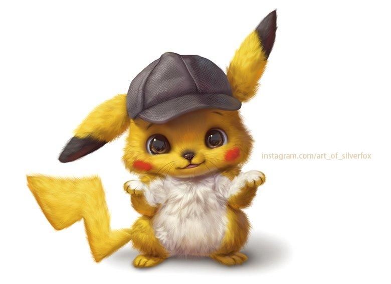Pokemon Detective Pikachu Drawing