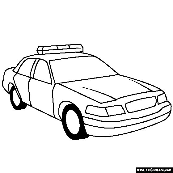 Police Car Drawing Images