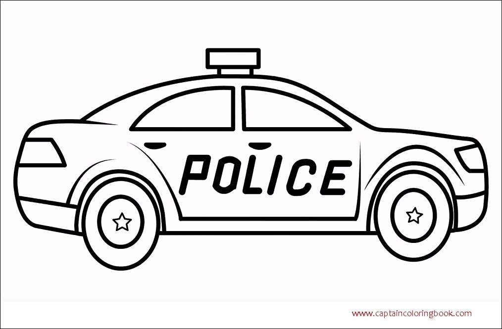 Police Car Drawing Pic
