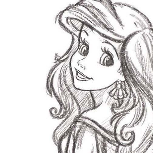 Princess Sketch Art Drawing