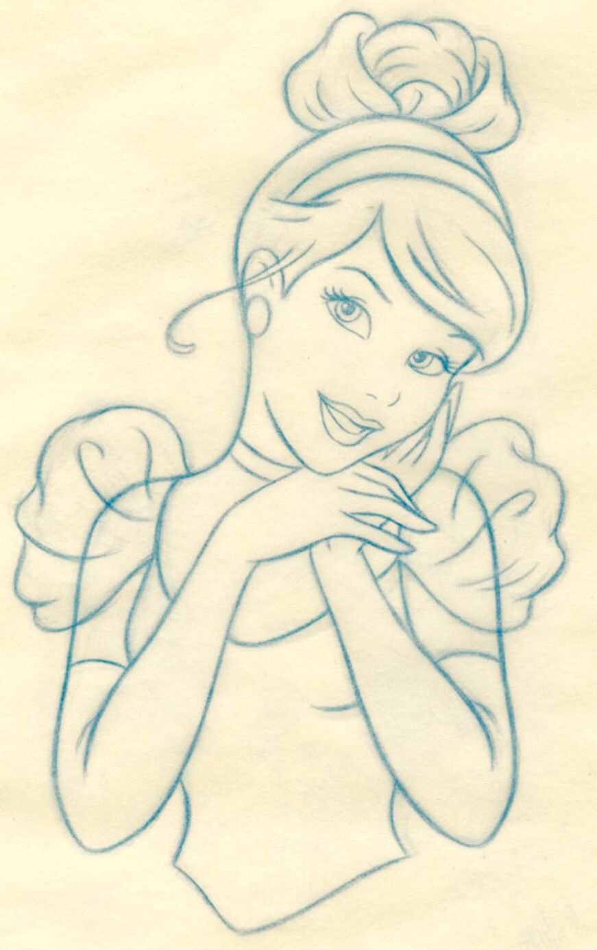 Princess Sketch Drawing Art