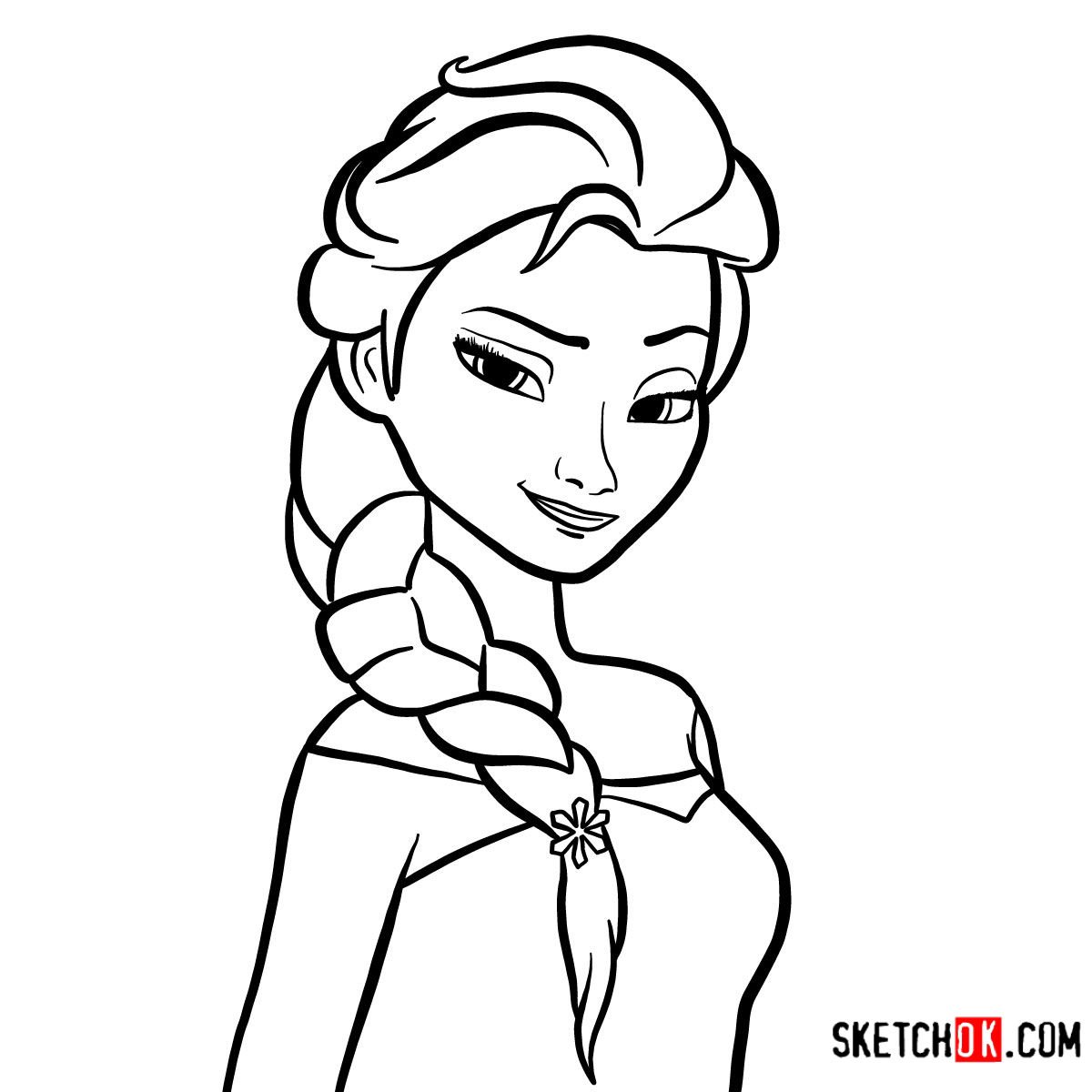 Princess Sketch Drawing Pics