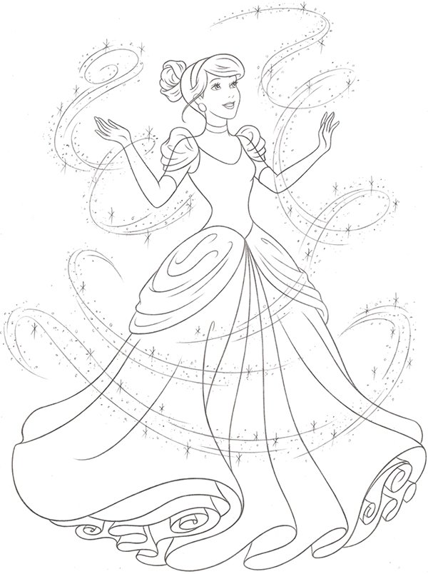 Princess Sketch Drawing Picture