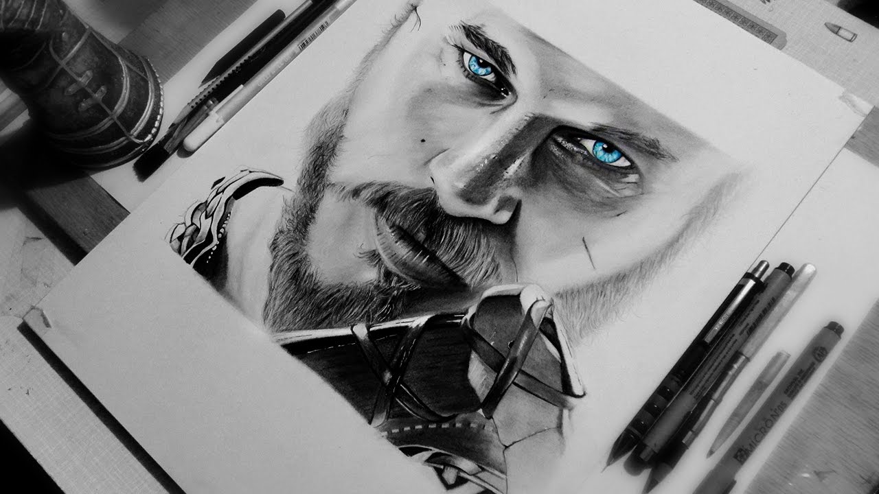 Ragnar Lothbrok Art Drawing