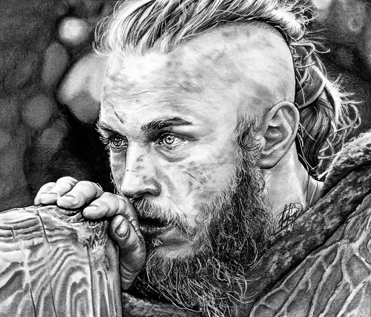 Ragnar Lothbrok Drawing Amazing