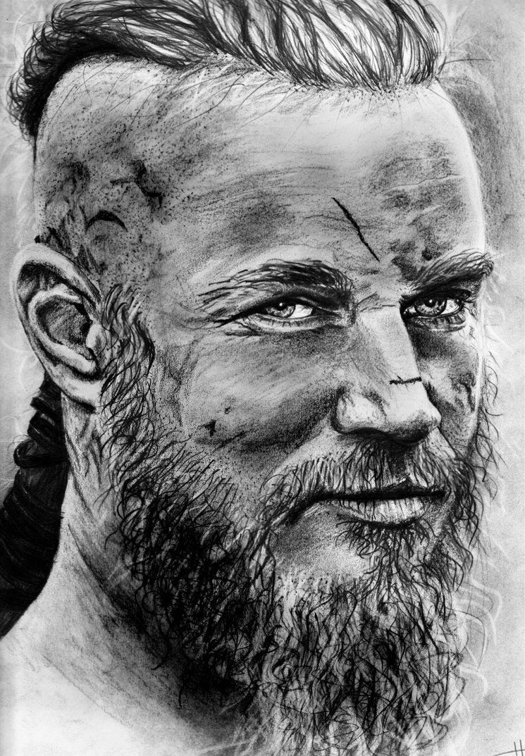 Ragnar Lothbrok Drawing Beautiful Image