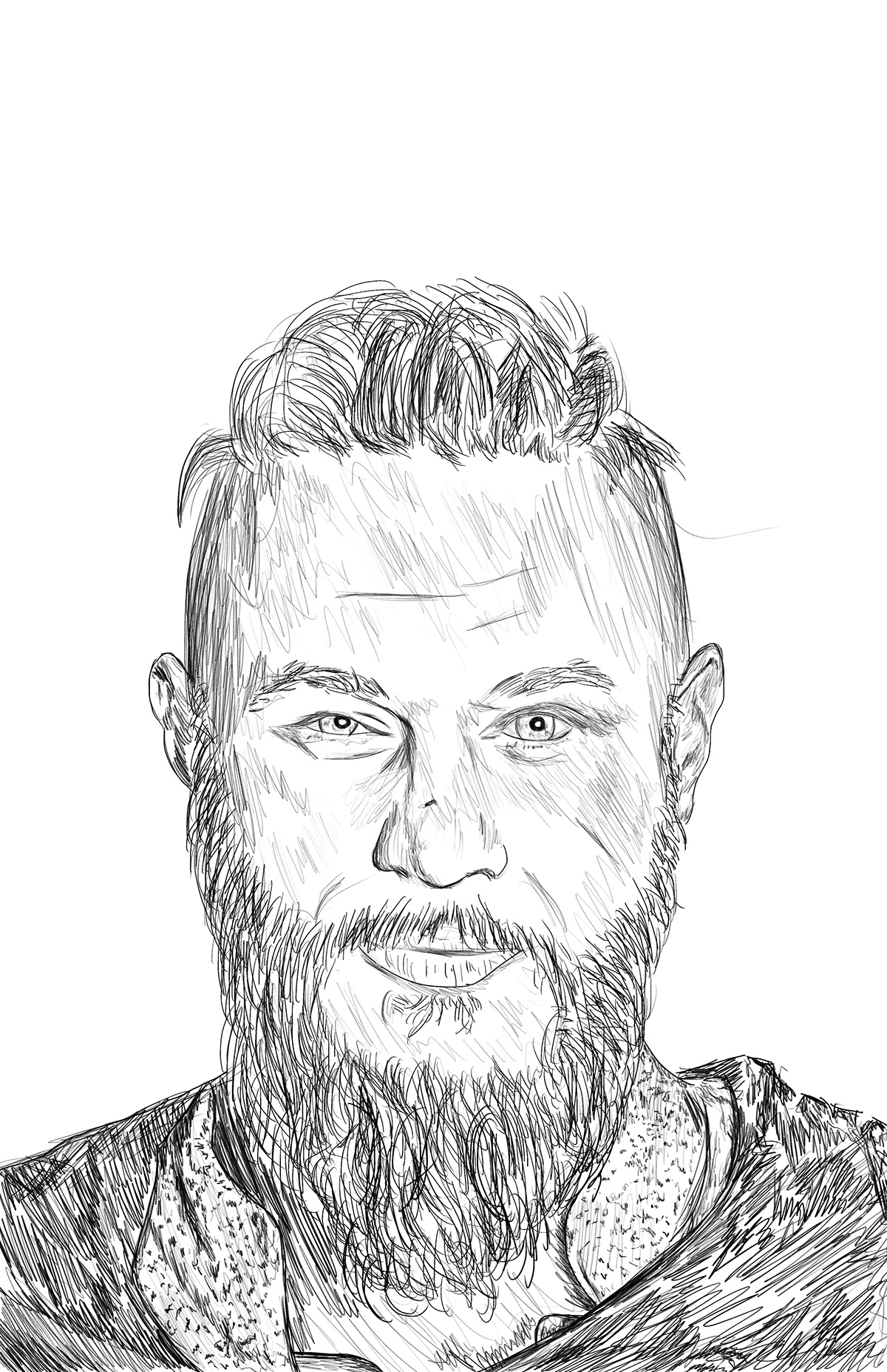 Ragnar Lothbrok Drawing Picture