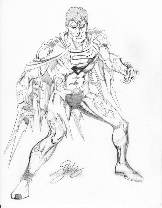 Reign of The Supermen Drawing