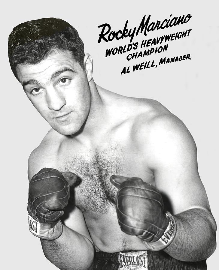 Rocky Marciano Art Drawing