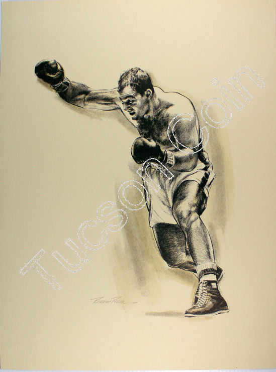 Rocky Marciano Drawing Art