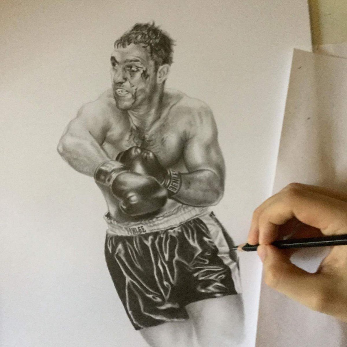 Rocky Marciano Drawing Pic