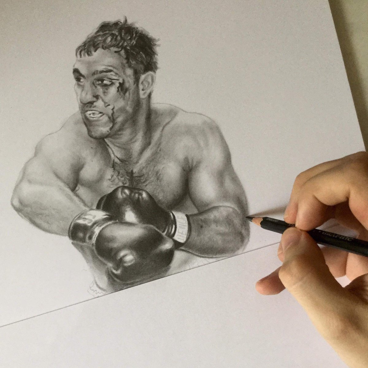 Rocky Marciano Drawing Picture