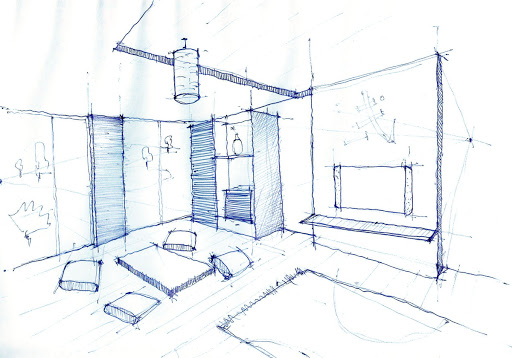 Room Design Drawing Photo