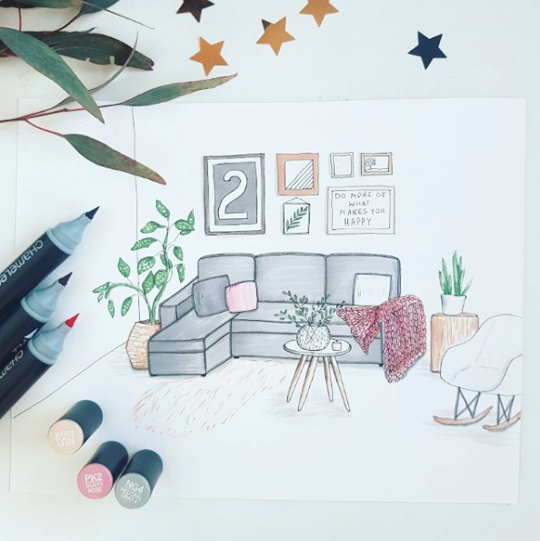 Room Design Drawing Pictures