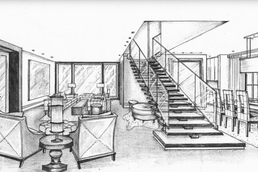 Room Design Drawing Realistic
